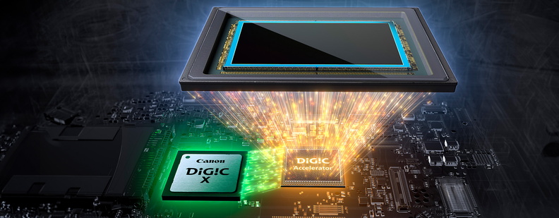 DIGIC Accelerator with the DIGIC X image processor